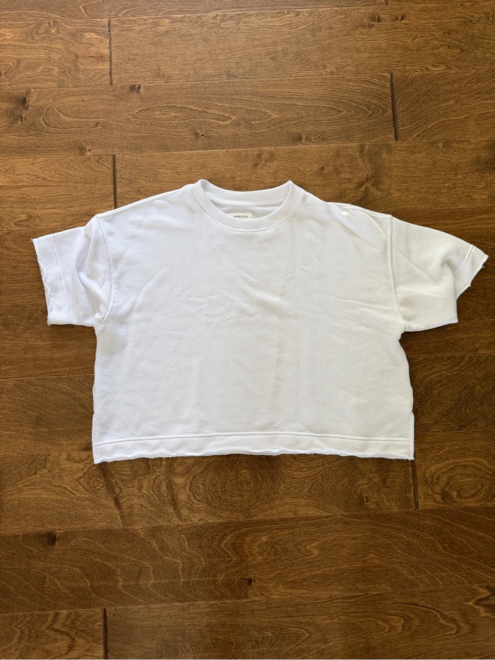 American Eagle Outfitters White Short-Sleeve Tee